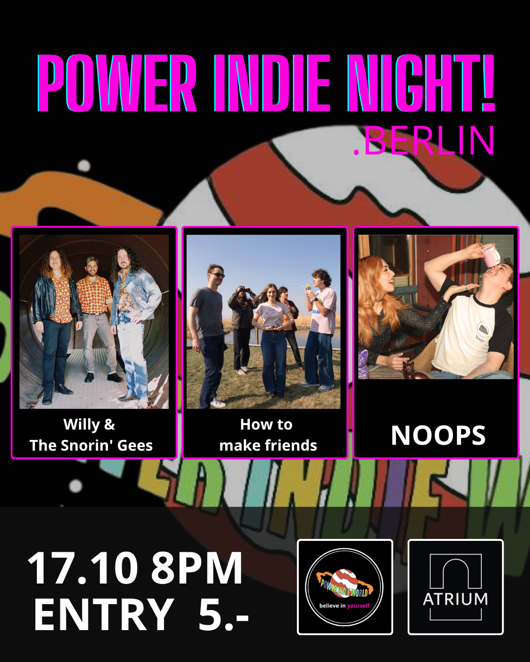 POWER INDIE NIGHT AT ATRIUM